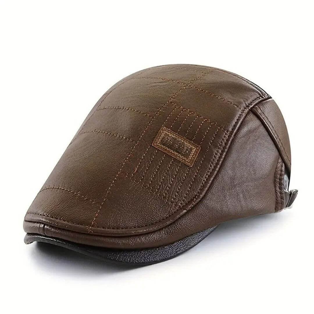 Leather Grid Cap | SYNDARA – Hudson's Caps