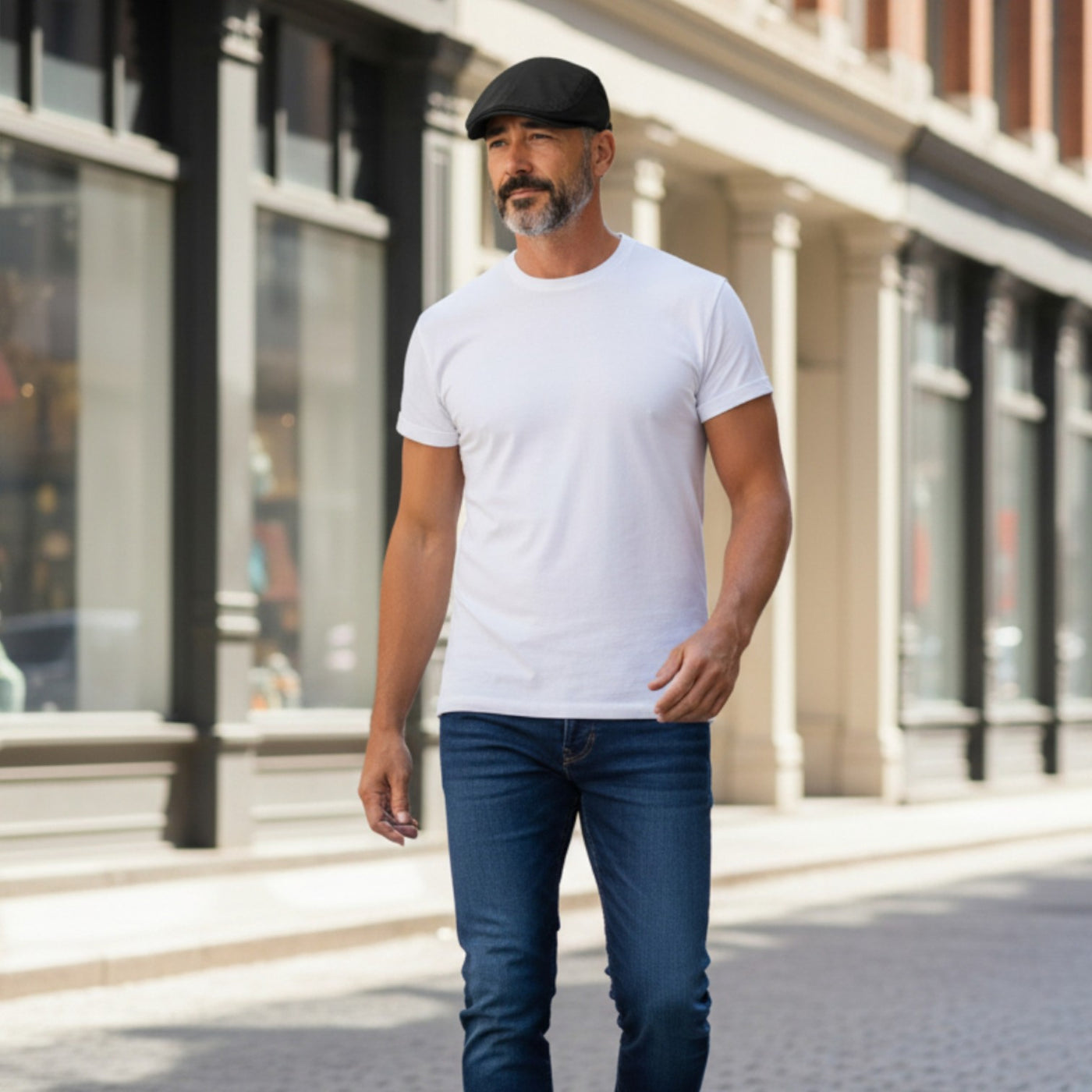 Cotton Flat Cap | VELDRIN – Hudson's Caps