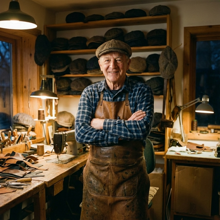 Cotton Twill Newsboy Cap | IVREX – Hudson's Caps