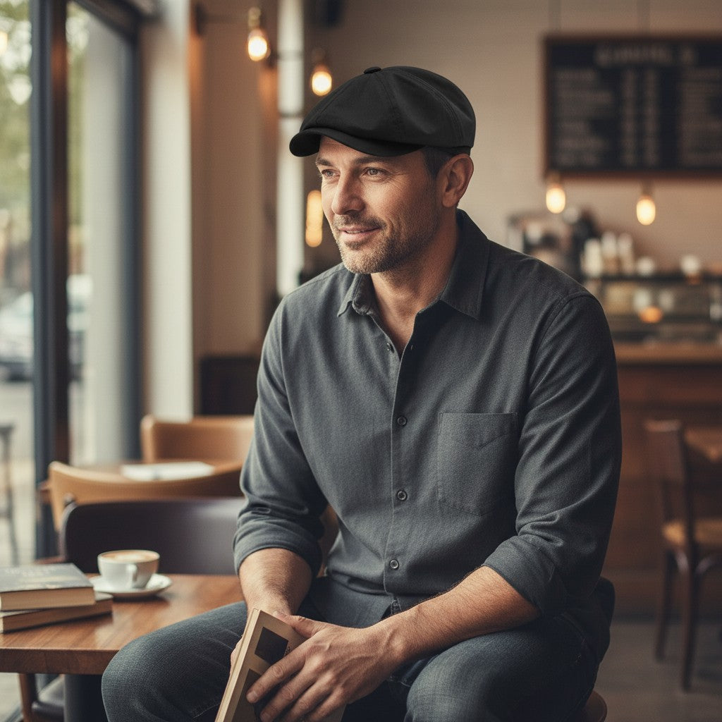 Cotton Twill Newsboy Cap | IVREX – Hudson's Caps